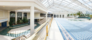 Inside view of the conference center